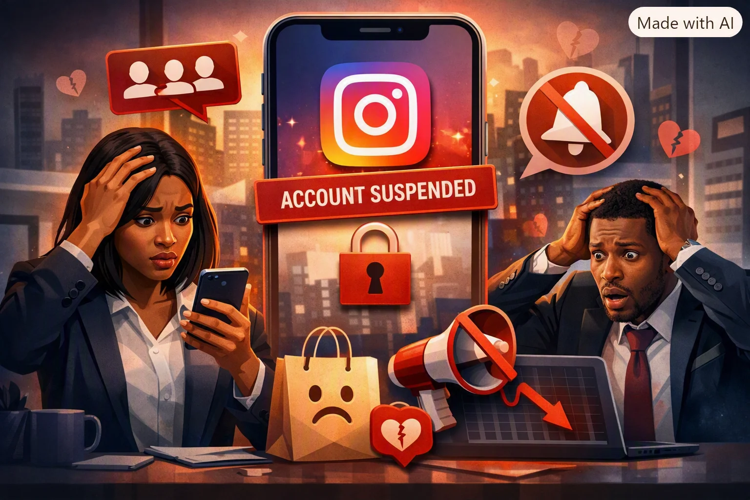 Business owner concerned about losing access to an Instagram business account